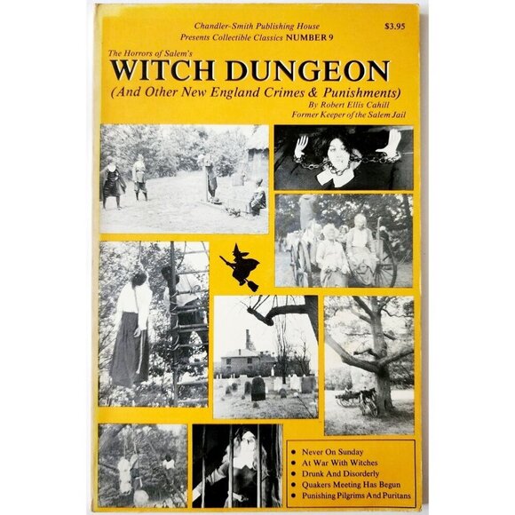1986 Witch Dungeon Horrors Of Salem Vintage PB 1st Edition New England C98 - Picture 2 of 4